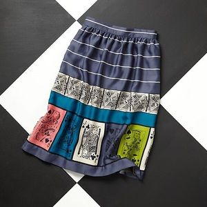 Edme Esyllte Anthropologie Playing Card Skirt 6